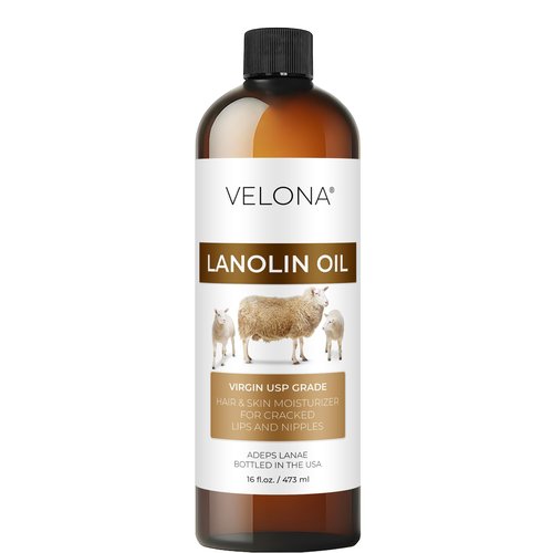 velona Lanolin Oil USP Grade 16 fl oz | 100% Pure and Natural Carrier Oil | Refined, Cold pressed | Skin, Hair, Body & Face Moisturizing | Use Today - Enjoy Results