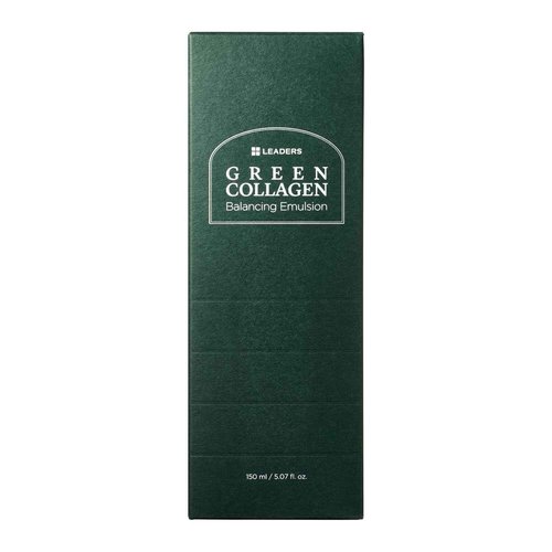 LEADERS Green Collagen Balancing Emulsion – Hydrating Emulsion to Balance Skin's Oil and Moisture Levels & Helps Hydrate Dry Skin, Gentle Plant Based Formula – 150ml