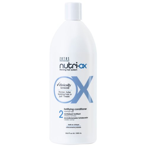 NUTRI-OX Fortifying Conditioner Normal for Thinning Hair | Thicker, Fuller-Looking Hair | Clinically & Dermatologically Tested | Peppermint | Color-Safe | 33.8 Fl Oz