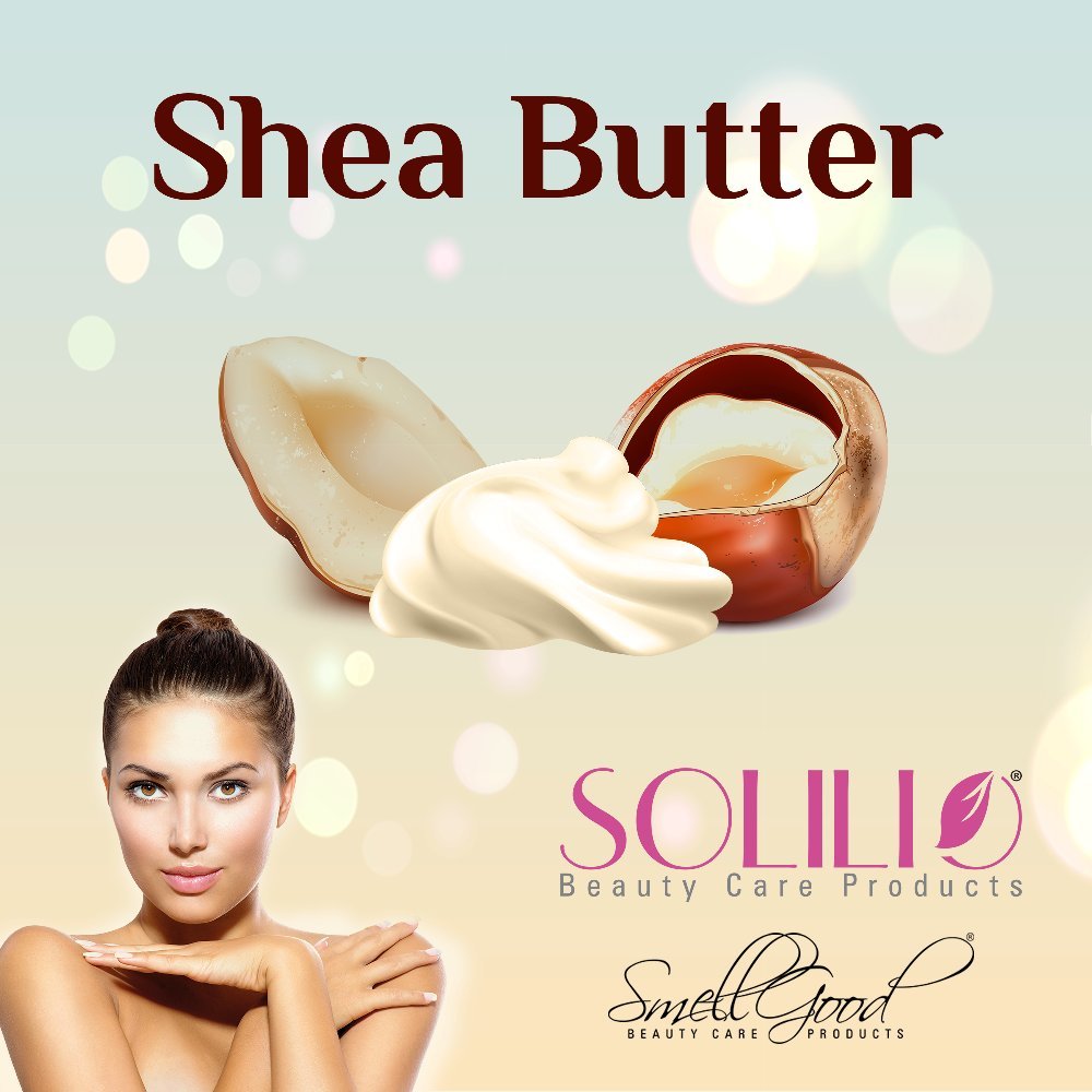 SmellGood - Pure Unrefined African Shea Butter, natural and handmade, ivory color, packed in 16 oz food grade resealable container, 1 Unit