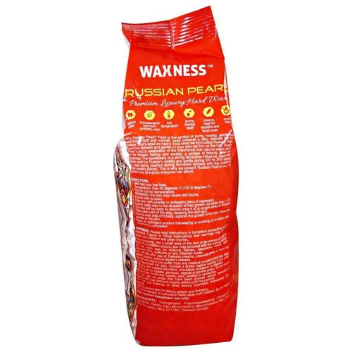 Waxness Polymer Blend Premium Luxury Hard Wax Beads Russian Pearl 2.2 lb / 1 kg