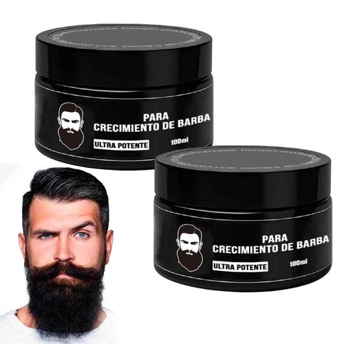 New Apolo Para Barba, Apolo Ultra Potente Estimulante De Barba, Balsamo Para Crecimiento De Barba Para Hombre,Beard Balm for Men's Beard Growth, Moisturizes & Strengthens 100 ml / 3.5 oz (2PC)