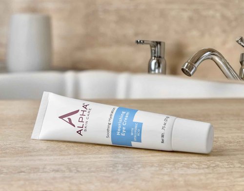 Alpha Skin Care Nourishing Eye Cream with Hyaluronic Acid | Anti-Aging Formula | Soothing Hydration | Reduces the Appearance of Lines & Wrinkles | For All Skin Types | 0.75 Oz