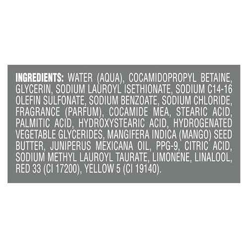 DOVE MEN + CARE body and face wash rejuvenating mango + cedarwood for Men, with 24-Hour Nourishing Micromoisture Technology, 30 oz