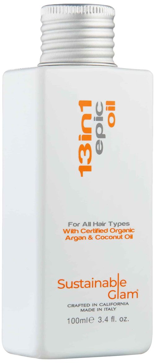 Sustainable Glam 13in1 Epic Hair Oil with Argan Oil & Coconut Oil - For all hair types - Vegan, sulfate free, paraben free