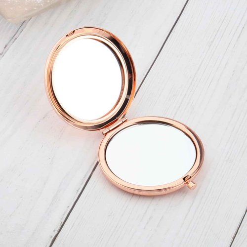 WUSUANED Princess Makeup Mirror It’s Not What We Have in Life It’s Who We Have in Our Life Jewelry Fairy Shoes Movie Gift Princess Fan Gift