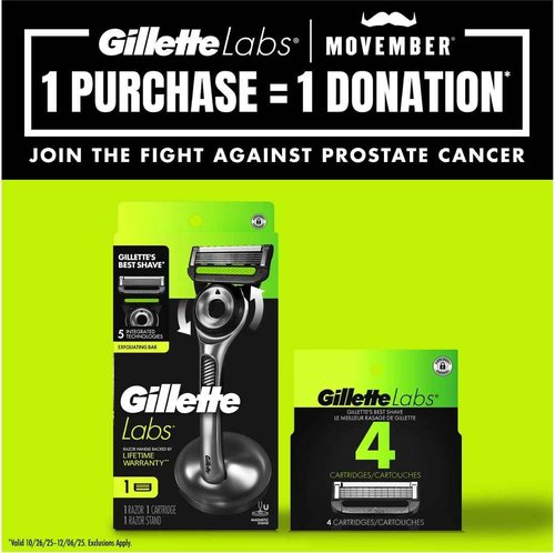 GilletteLabs Razor Blade Refills, 6 count