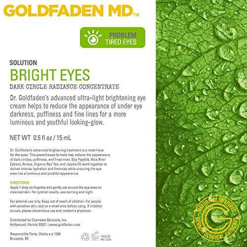 GOLDFADEN MD Duo Kit Bright Eyes and Doctors Scrub for Radiant Healthy Looking Skin