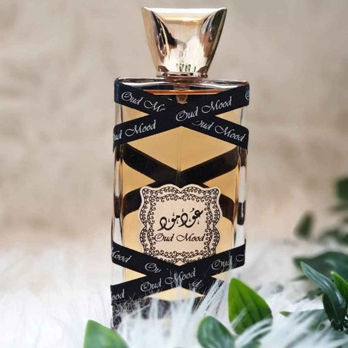 Lattafa Eau de Parfum, Unisex, 3.4 Ounce | Oud Mood | Pack of 2