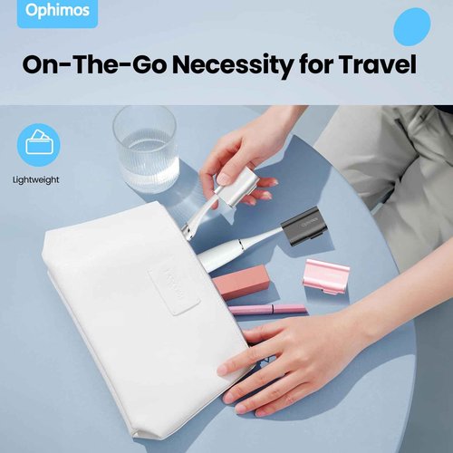 Ophimos 4 Count Aluminum Alloy Toothbrush Cover Caps for Family, Travel Toothbrush Covers Long-lasting Toothbrush Head Caps for Most Electric/Manual Brushes,Silver-Pink-Blue-Black