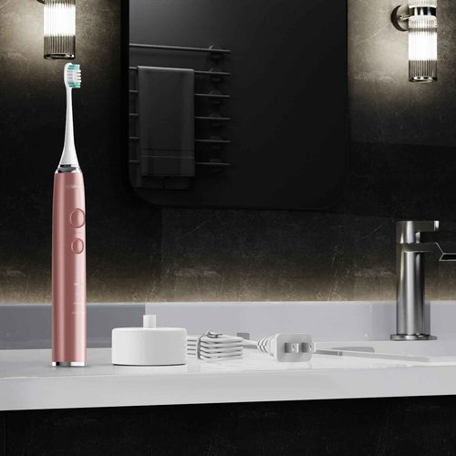 Charging Base Compatible with AquaSonic Ultra Whitening Black/Vibe Series Toothbrushes for Aqua Sonic Charging Electric Toothbrush Replacement Charger Dock Station Waterproof Power Adapter-White