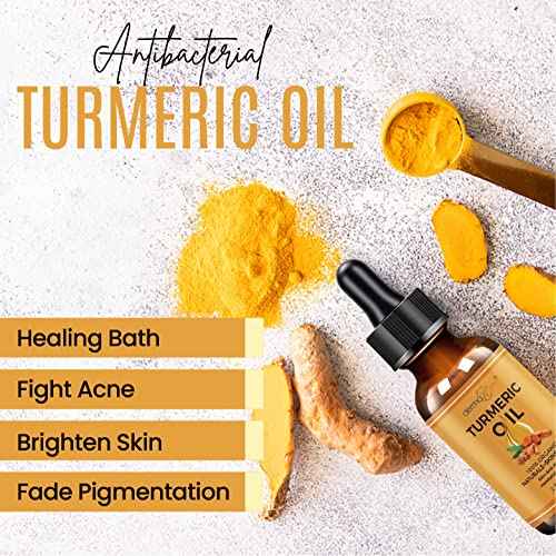 Glow Boosting Moisturizer- Anti-Aging, Reduce Acne, Dark Spot Remover, Hydrates & Controlling Oil & Refining Pores Turmeric Mask - Set of 4 (Turmeric Complete Set)