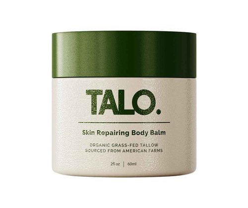TALO. Skin Repairing Body Balm – Scent-Free Natural Grass-Fed Beef Tallow for Skin – Hydration & Barrier Repair Skin Care – Tallow Balm for Dry Skin – Body & Face Moisturizer, 2fl oz/60ml