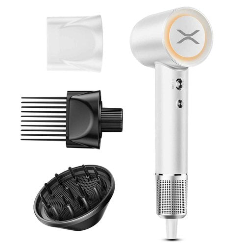 Hair Dryer,150000 RPM High-Speed Blow Dryer 500 Millions Negative Ionic Care Hair Dryer for Fast Drying, 51dB Low Noise Thermo-Control Hairdryer Nozzle for Children,Women,Men