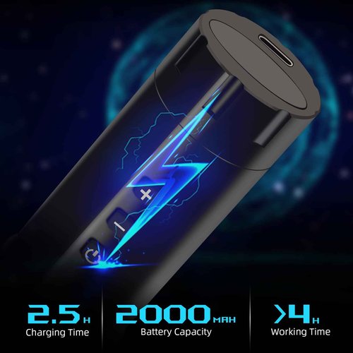 ATOMUS Cordless Tattoo Pen Machine Kit, 2000mah Rechargeable Pen Style Tattoo Cartridge Machine with Digital OLED Display 40pcs Tattoo Cartridge Needles 60pcs Ink Cups 6pcs Tattoo Dip Foam Cup