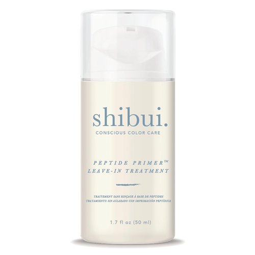 Shibui Peptide Primer Leave-In, Fortifies & Enhances Shine, for Chemically- and Color-Treated Hair, 1.7 Fl Oz