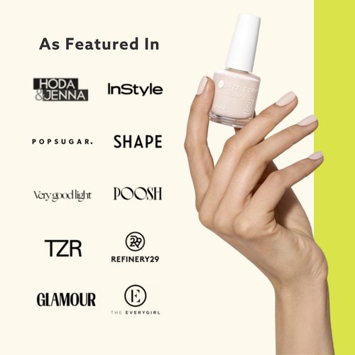Dazzle Dry Nail Lacquer (Step 3) - Let's Get Away - A vivid coral with reddish-pink undertones. Full coverage cream. (0.5 fl oz)