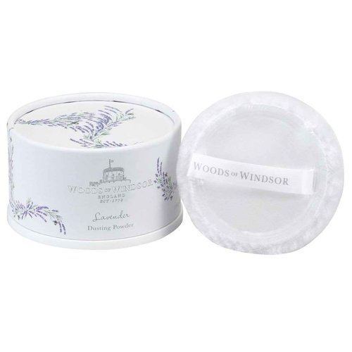 Woods Of Windsor Lavender Body Dusting Powder With Puff for Women, 3.5 Ounce