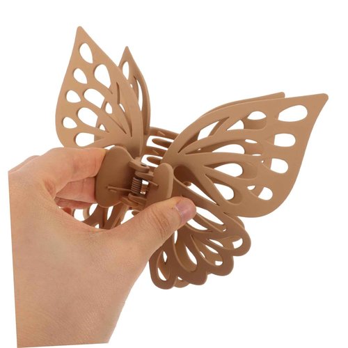 LALADEFIEE 8pcs Large Butterfly Hair Clips for Women Salon Hair Clips Jaw Clips for Hair Butterfly Hair Claw Clips Hair Accessories Pack