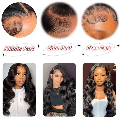 Anvnkl 2x6 HD Lace Closure Straight Human Hair Real HD Transparent 18inch 100% Brazilian Virgin Kim K Middle Part Pre Plucked with Baby Hair Natural Color Kim K 2x6 Closure