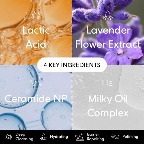 LOOPS Milky Cleanser - Deep Cleansing and Hydrating Skin Care - Pre-soaked Bamboo Pad - Facial Wash with Milky Oil Complex - Oil Cleanser for Face - Face Wash, Facial Cleansing Pads - Gifts for Women