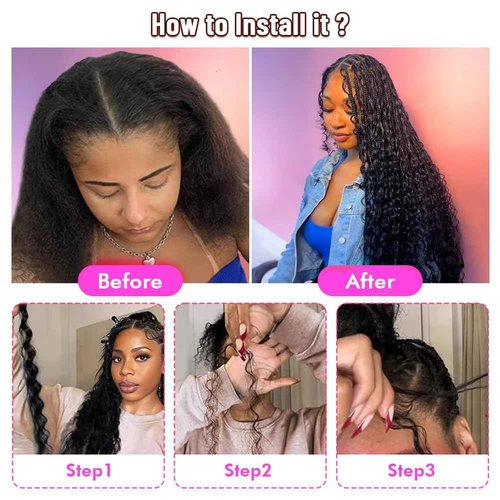 100 Percent Human Braiding Hair for Boho Braids 110g Curly Boho Hair for Braiding Deep Wave Bulk Bohemian 100% Human Hair for Micro Braiding Wet and Wavy No Weft 2 Bundles Natural Color 18 Inch