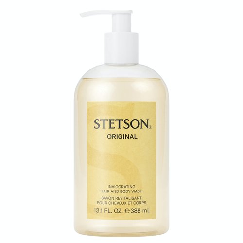 Scent Beauty Stetson Original Invigorating Hair and Body Wash - Earthy, Woody, Casual and Masculine Aroma with Fragrance Notes of Citrus, Patchouli, and Tonka Bean - 13.1 Fl Oz