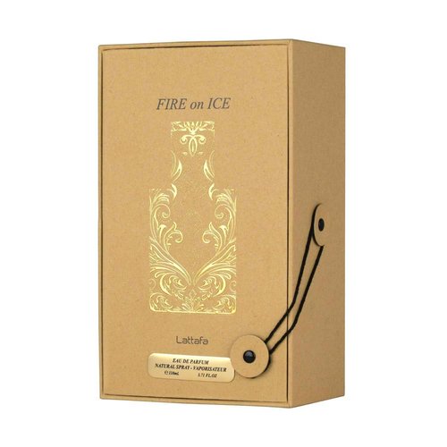 Lattafa Fire On Ice – Fruity, Spicy, Woody, Ambery – Eau de Parfum Spray Long-Lasting Fragrance for Unisex, 3.71 Ounce / 110 ml