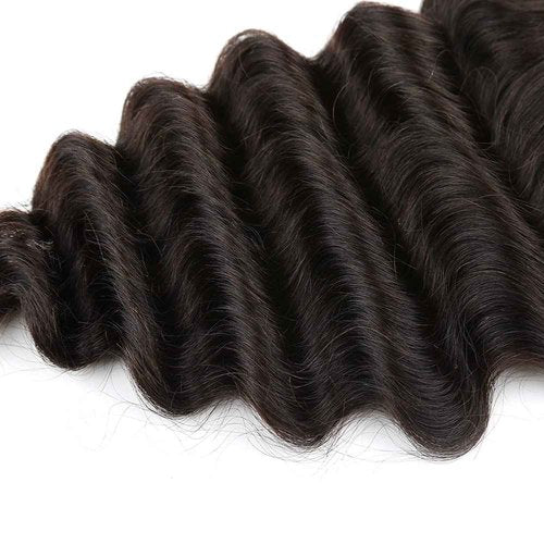Sent Hair Remy Human Hair 5x5 Lace Closure with Baby Hair Loose Deep Wave Unprocessed Virgin Human Hair Free Part Natural Color 14 inch