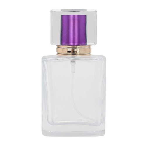 Brrnoo 50ml Empty Perfume Bottle, 6 Pieces Small Empty Vials and Sprayers for Travel, Refillable Glass Perfume Bottle Empty Spray Bottle Perfume Atomizer Dispenser
