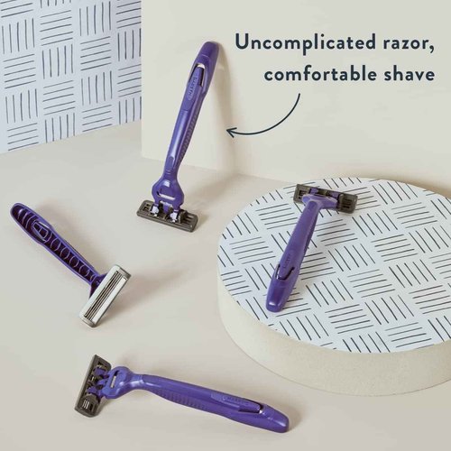 Harry's Men's Disposable Razors, 3-Blade Razors with Lubricating Strip and Pivoting Head, 20 Count