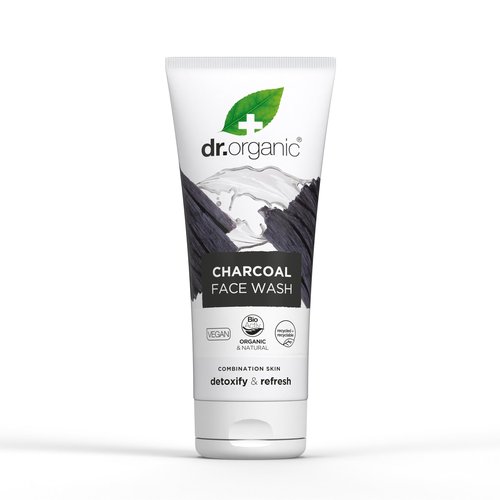 DR ORGANIC Charcoal Face Wash, 0.2429 kg,DR00545