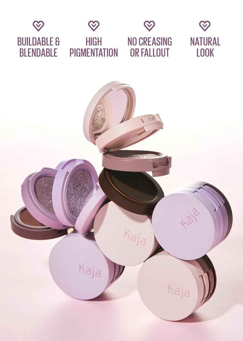 Kaja Beauty Bento Collection | Glitter + Shimmer + Matte | 21 Cold Brew Einspänner - Soft Ash Gray | 2019 Best of Beauty Award in Glitter