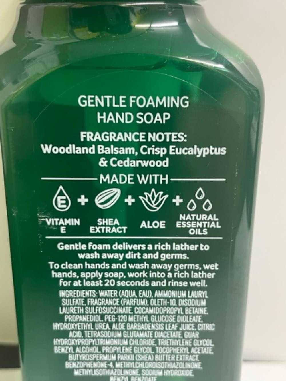 White Barn Bath and Body Works Fresh Balsam Gentle Foaming Hand Soap 8.75 Ounce