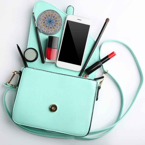 CigyYogy Compact Mirror with Mixed Embossed Mandala Designs, Handheld Magnified Travel Makeup Pocket Mirrors Small Folding Portable - Gift for Women Girls Lady Men - 6 Pack