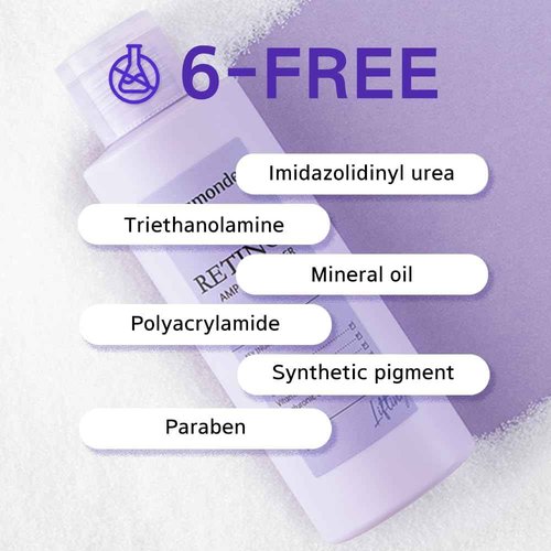 Mamonde Retinol Vegan Face Toner - Korean Daily Anti-Aging Ampoule-Like Texture for Sensitive Skin, Hyaluronic Acid, Vitamin C, Dermatologically Tested, 8.45 Fl Oz.