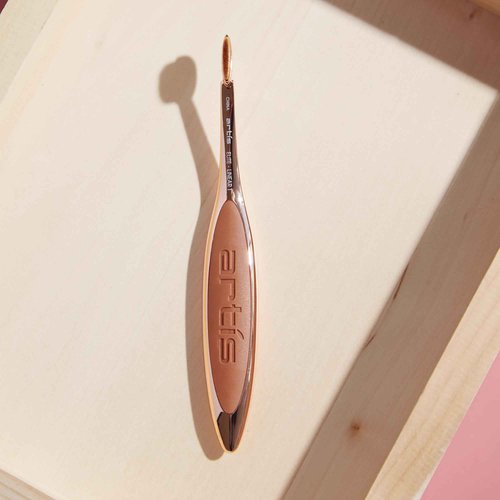 Artis Elite Linear Brush 1 - Makeup Brush with Solid Metal Handle - Soft Makeup Brushes - Makeup Tools for Liquid, Creams, Powders - Rose Gold - 1 pc