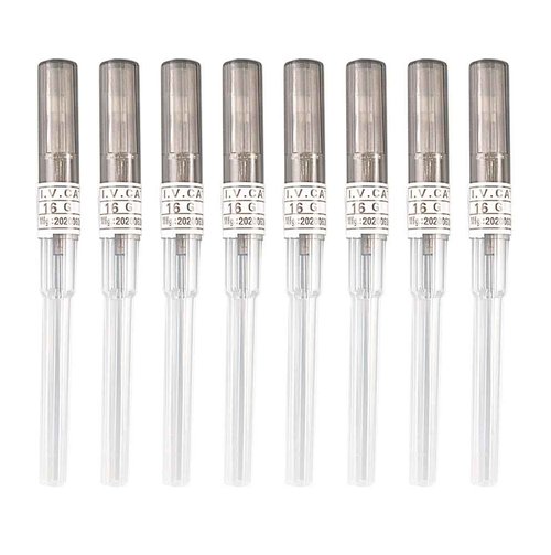 Xiboya textile Pack of 50 Catheter Piercing Needles Tattoo Piercings Tool (16G)