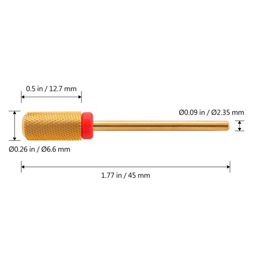 MIRACLE 3/32" Nail Drill Bits Large Barrel with Chamfer Shape Head for Electric Drill Machines l (Extra Fine)