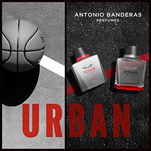 Antonio Banderas Perfumes - Power of Seduction Urban, Eau de Toilette for Men - Long Lasting - Elegant, Masculine and Sexy Fragance - Citrus, Woody and Vanilla Scent- Ideal for Day Wear - 3.4 Fl Oz