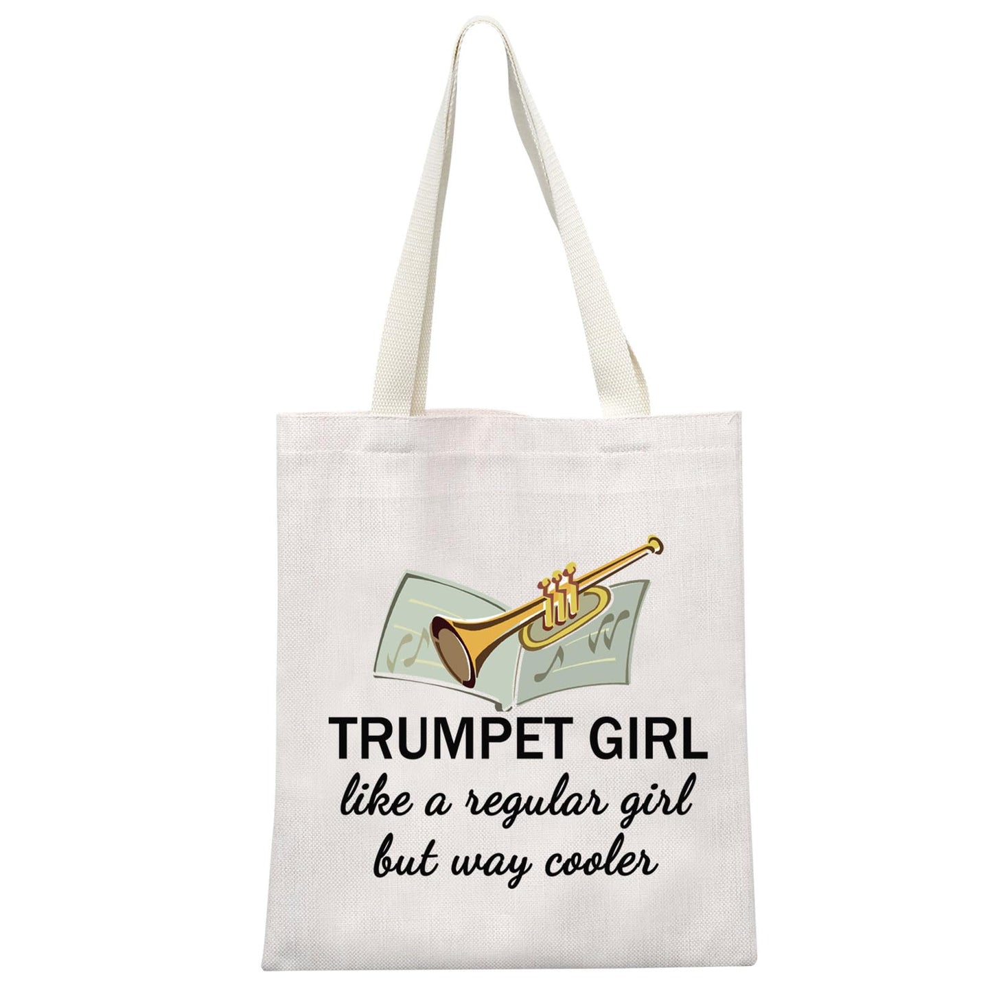 GJTIM Trumpeter Gift Trumpet Player Gift Brass Band Trumpeter Tote Bag (Trumpet Tote)