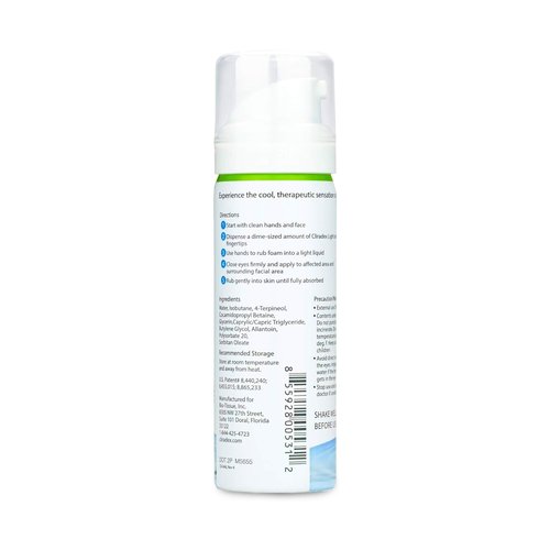 Cliradex Foam - Gentle Eyelid Cleanser & Eyelash Conditioner | Daily Facial Cleanser & Safe Solution for Eyelid Hygiene - 1.5oz 4-Terpineol Formula