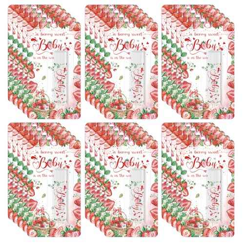 30 Pack Strawberry Baby Shower Games Lip Balms Bulk Games Prizes Party Gifts for Guests Friends Gender Reveal Favors Decorations Souvenirs Baby Thanksgiving Christmas Gift Bags Stuffers(Strawberry)
