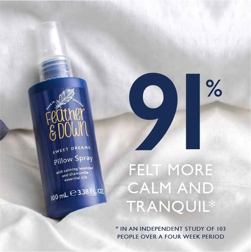 Feather & Down Pillow Spray Duo Set: 50ml Sweet Dreams Pillow Spray & 50ml Breathe Well Pillow Spray, The Perfect Combination for a Peaceful Night's Sleep, Vegan & Cruelty Free