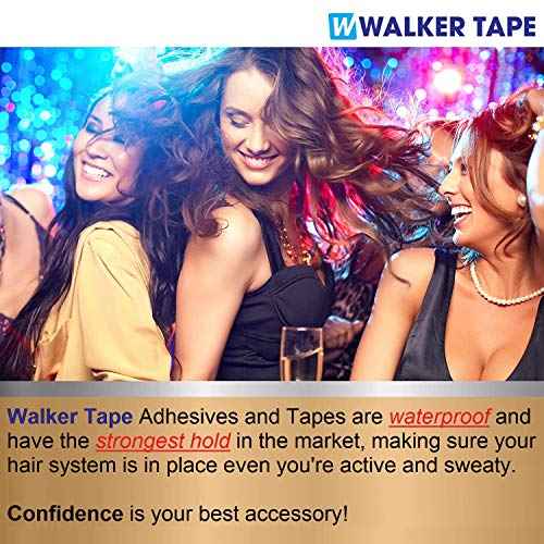 Walker Tape Ultra Hold Hair System Adhesive 3.4oz & 4oz C22 Citrus Solvent Wig Glue Remover w/Brush Saver Bundle Pack