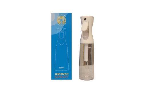 Rabayya Continuous Mist Hair Spray Bottle (Continuous Water Mister for Plants, Skin Care, Cleaning, Hairstyling & Misting) 10.1 Ounce