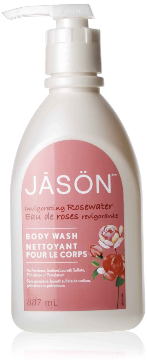 Jason Shower Body Wash, Rosewater, 30 Fl Oz (Pack of 2)