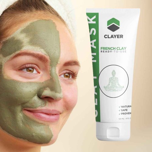 Clay Mask - 4FL.OZ. - Anti-Aging - Ready-to-Use healing clay - Facial Care Single