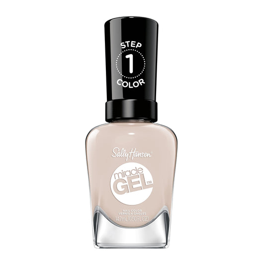 Sally Hansen Miracle Gel™, Cozy Chic Stay Toasty, Long Lasting, Gel-Like Formula, No UV Lamp Needed, Nude Nail Polish