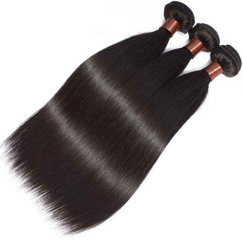 BLACKMOON HAIR Brazilian Straight Hair 1 Bundles Virgin Human Hair Bundles Straight 24 Inch 100% Unprocessed Hair Single Bundles Straight Weave Hair Bundles for Black Woman …